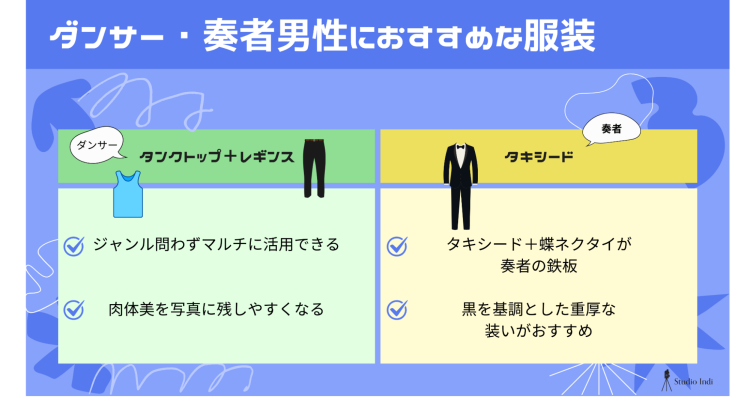 男性の宣材写真に適した服装は？声優・タレントなど職種別のおすすめを紹介14
